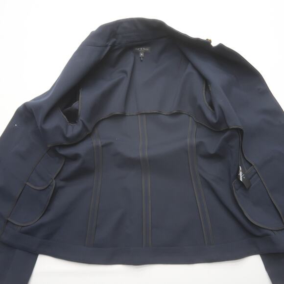 Rag & Bone Slade Ponte Blazer in Salute Size 6 - Picture 5 of 12